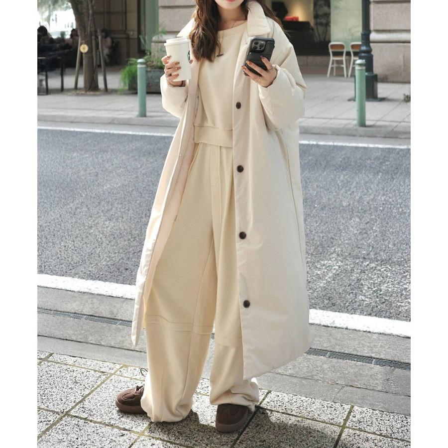 marina×クラシカルエルフコラボ》あたたか機能性アウター◎襟付き中綿