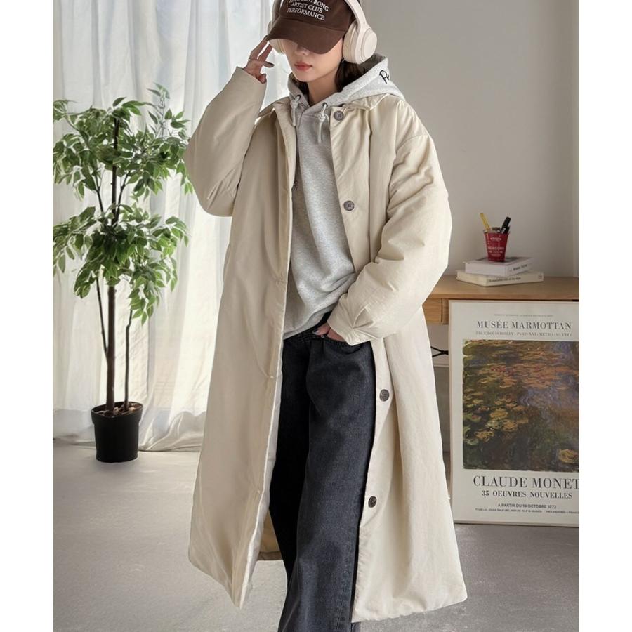 marina×クラシカルエルフコラボ》あたたか機能性アウター◎襟付き中綿