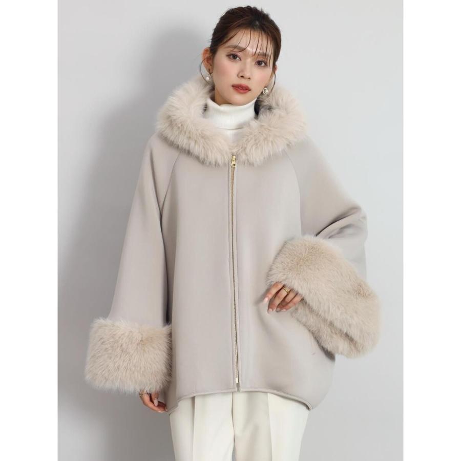 FENNEL（フェンネル） エコファーポンチョアウター : マルイ(丸井