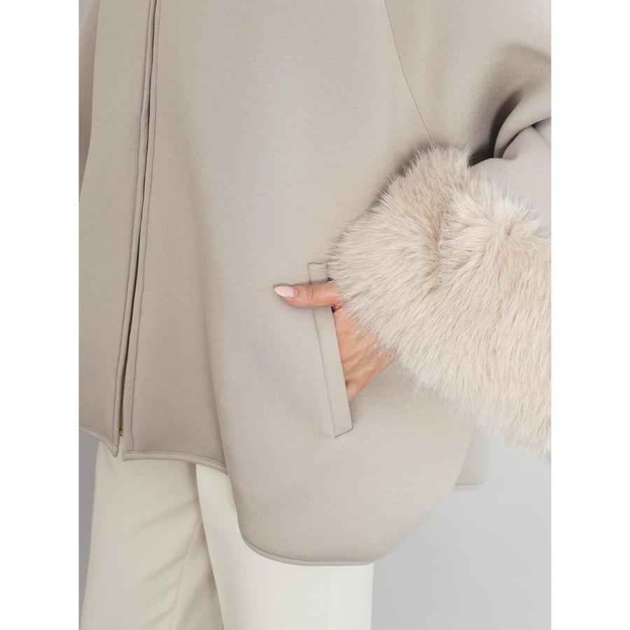 FENNEL（フェンネル） エコファーポンチョアウター : マルイ(丸井