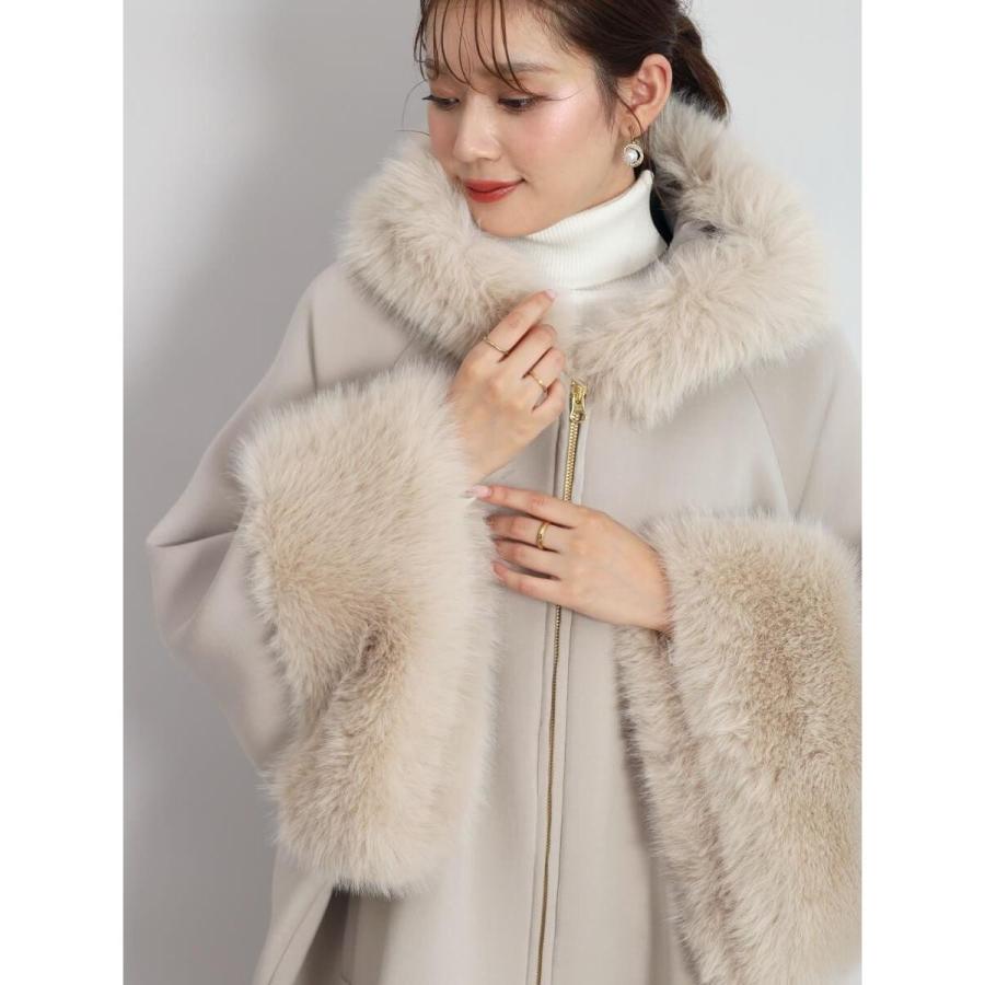 FENNEL（フェンネル） エコファーポンチョアウター : マルイ(丸井