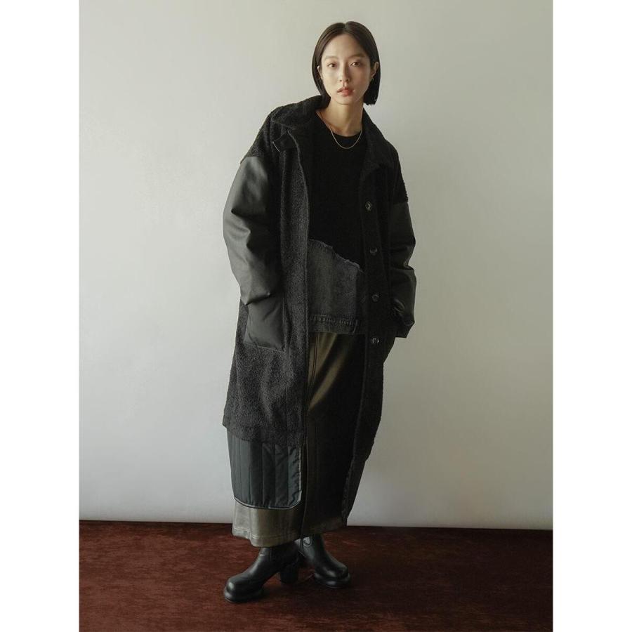 RADIATE（ラディエイト） 異素材ミックスロングコート : マルイ(丸井