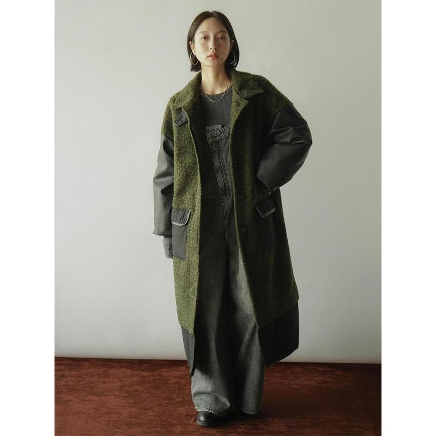 RADIATE（ラディエイト） 異素材ミックスロングコート : マルイ(丸井