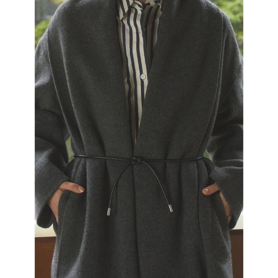 アーガ（Aga）/【尾州】Double beaver Long Gown Coat Aga（アーガ） 【尾州】Double beaver Long Gown Coat : マルイ(丸井