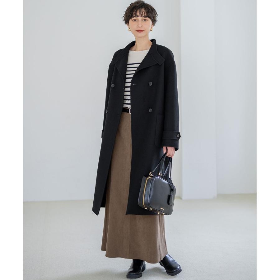 【VERY掲載】MANTECOPureリバー スタンドカラーコートの画像
