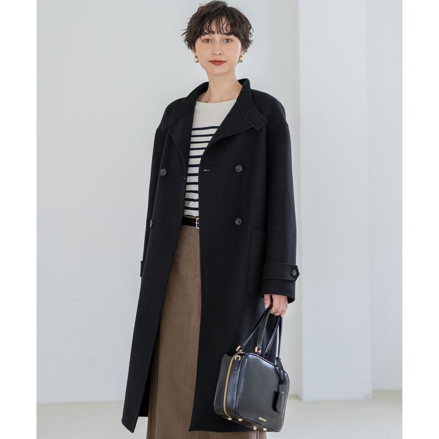 【VERY掲載】MANTECOPureリバー スタンドカラーコートの画像
