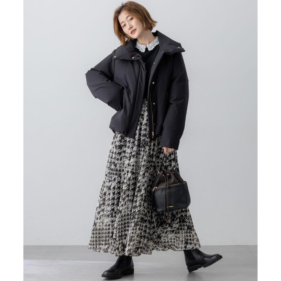 【一部店舗限定/滝沢眞規子さん着用/撥水加工】ミリタリー Aライン ダウンコートの画像