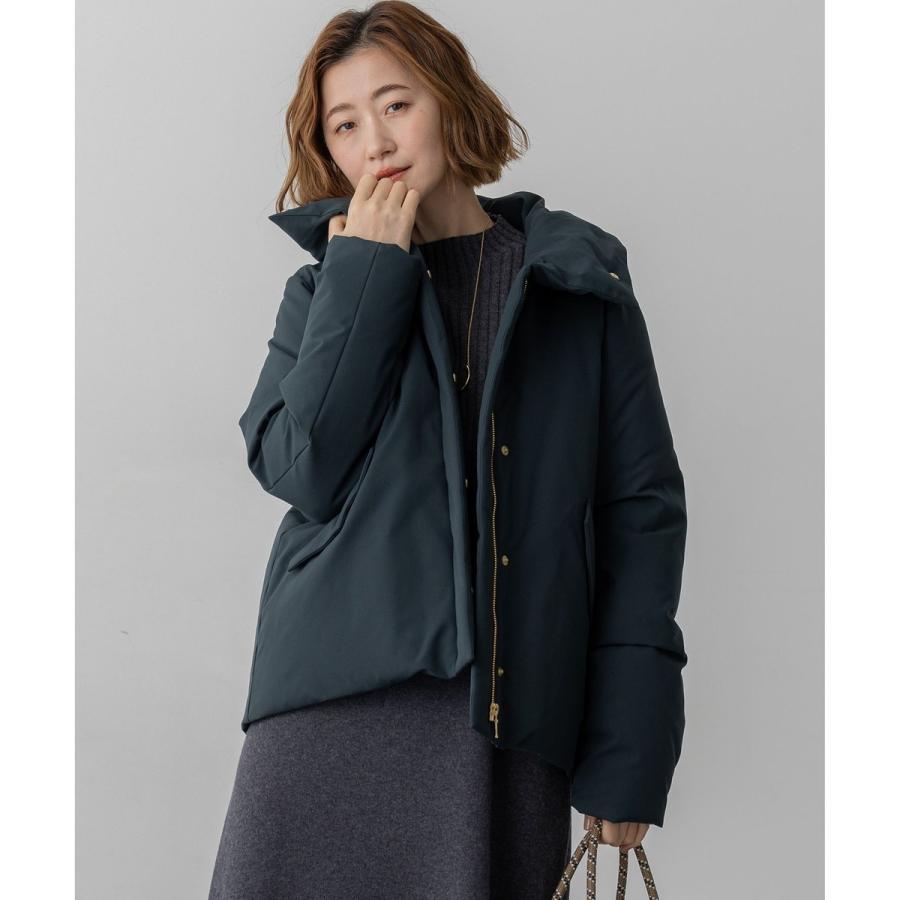 【一部店舗限定/滝沢眞規子さん着用/撥水加工】ミリタリー Aライン ダウンコートの画像