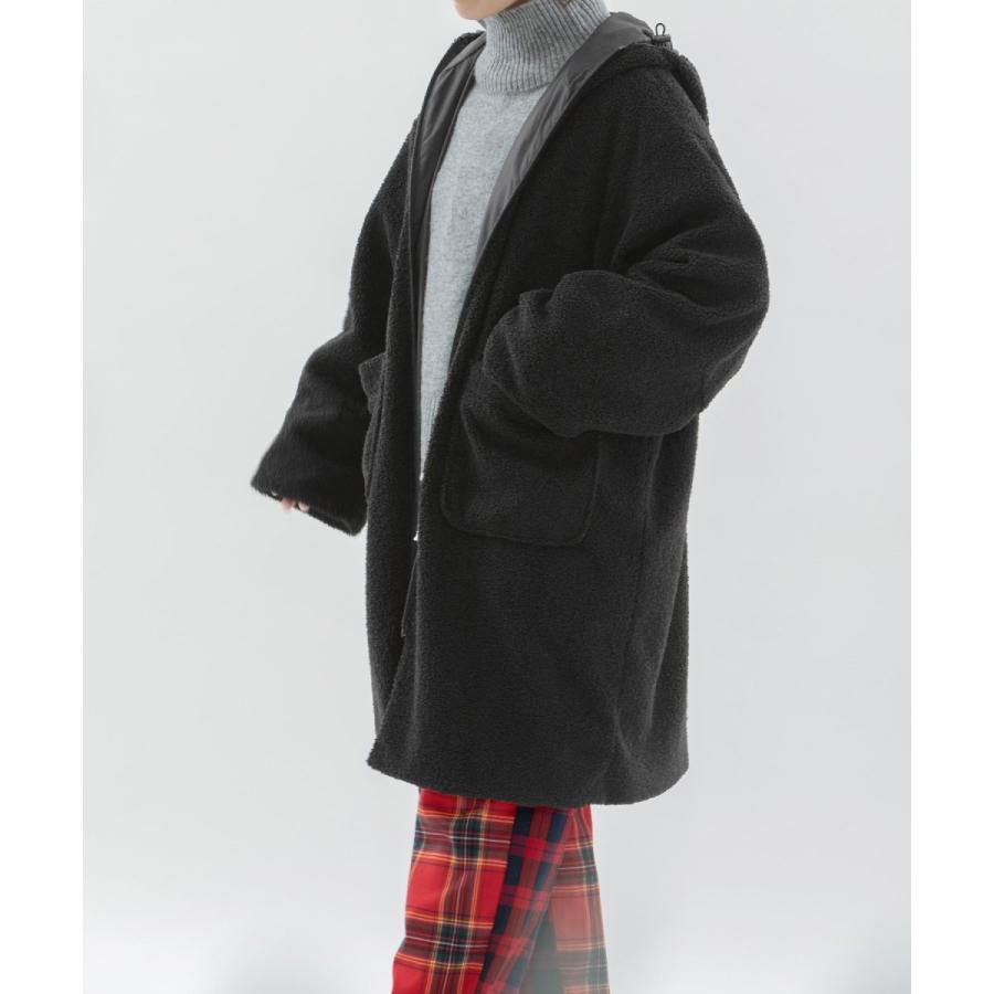 nop de nod（ノップドゥノッド） ナイロンタフタ×フリースボア