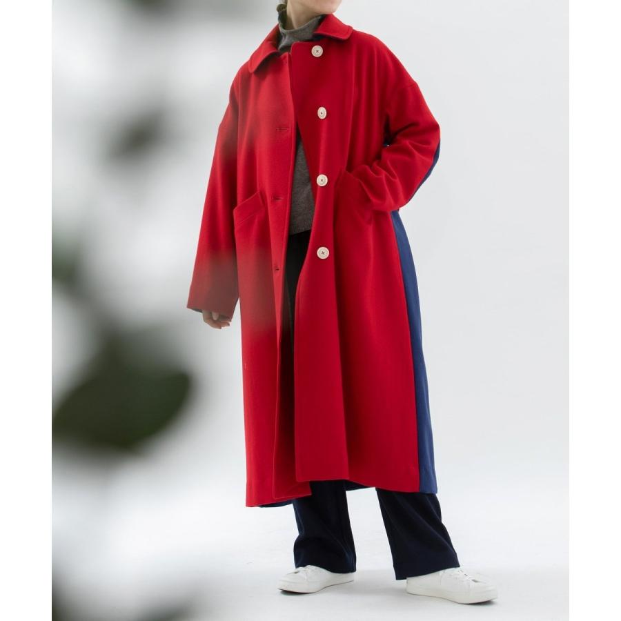 ノップドゥノッド（nop de nod）/バイカラーロングコート nop de nod（ノップドゥノッド） バイカラーロングコート : マルイ