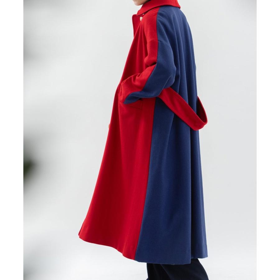 nop de nod（ノップドゥノッド） バイカラーロングコート : マルイ