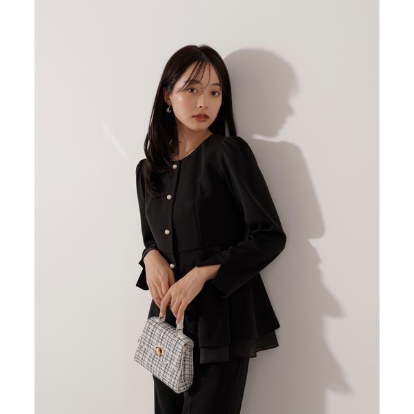 美品 PROPORTION BODY DRESSING ペプラムジャケット PROPORTION BODY DRESSING（プロポーションボディドレッシング