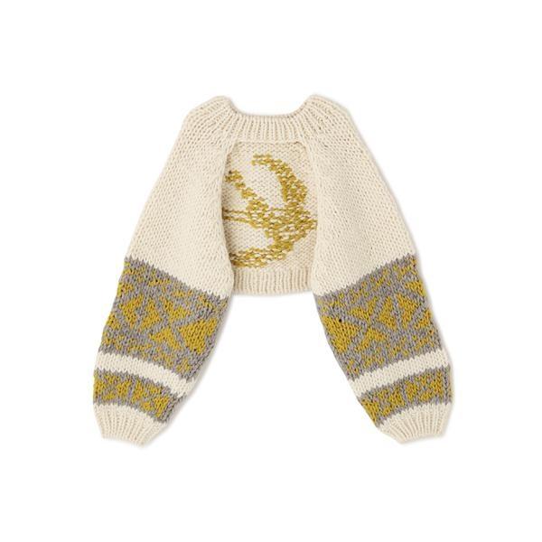 ビーバー（BEAVER）/RHODOLIRION／ロドリリオン　Cowichan Knit Bolero カウチンニットボレロ BEAVER（ビーバー） RHODOLIRION／ロドリリオン Cowichan Knit Bolero