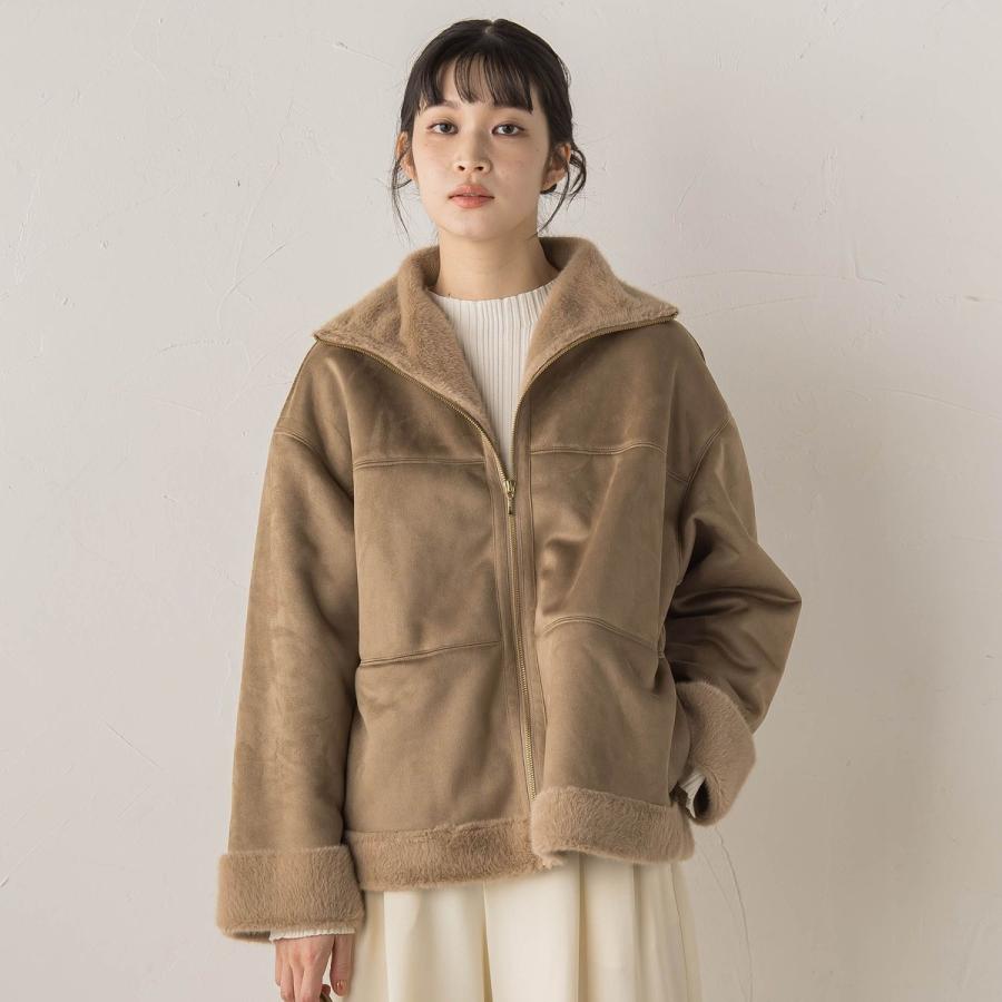 美品✩本物✩ムートン✩軽い✩柔らか✩ファーコート✩綺麗ですよ Droite lautreamont（ドロワット・ロートレアモン） 【WEB限定
