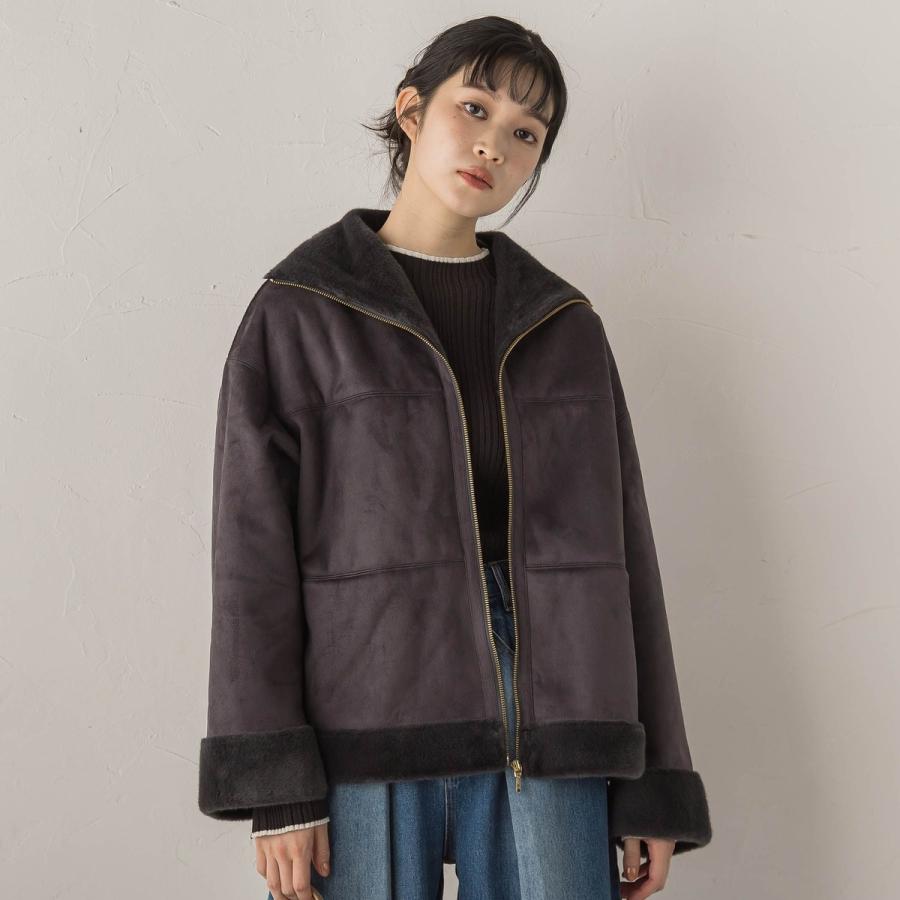 フランス製 ムートンファーコート Droite lautreamont（ドロワット・ロートレアモン） 【WEB限定