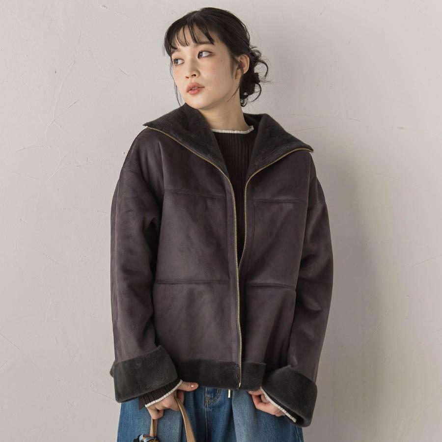 ロートレアモンのフェイクムートンコート Droite lautreamont（ドロワット・ロートレアモン） 【WEB限定