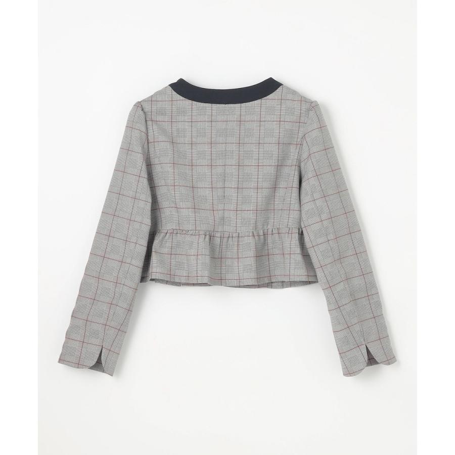 組曲（KUMIKYOKU） 【150-170cm】グレンチェックジャケット＆プリーツ