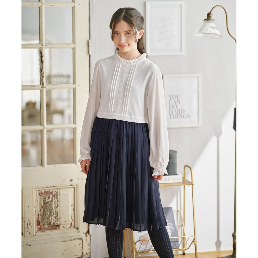 組曲（KUMIKYOKU） 【150-170cm】グレンチェックジャケット＆プリーツ