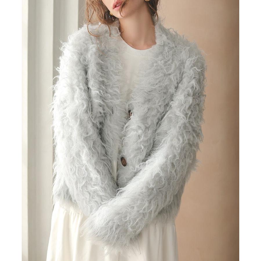 DONOBAN ドノバン フラッフィーファー　カーディガン DONOBAN（ドノバン） 【Donoban】フラッフィーカーディガン : マルイ