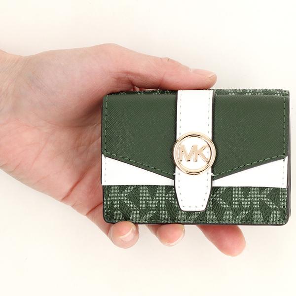 ★新品未使用　MICHAEL KORS 三つ折り財布 GREENWICH MICHAEL KORS（マイケルコース） GREENWICH XS FLAP TRIFOLD