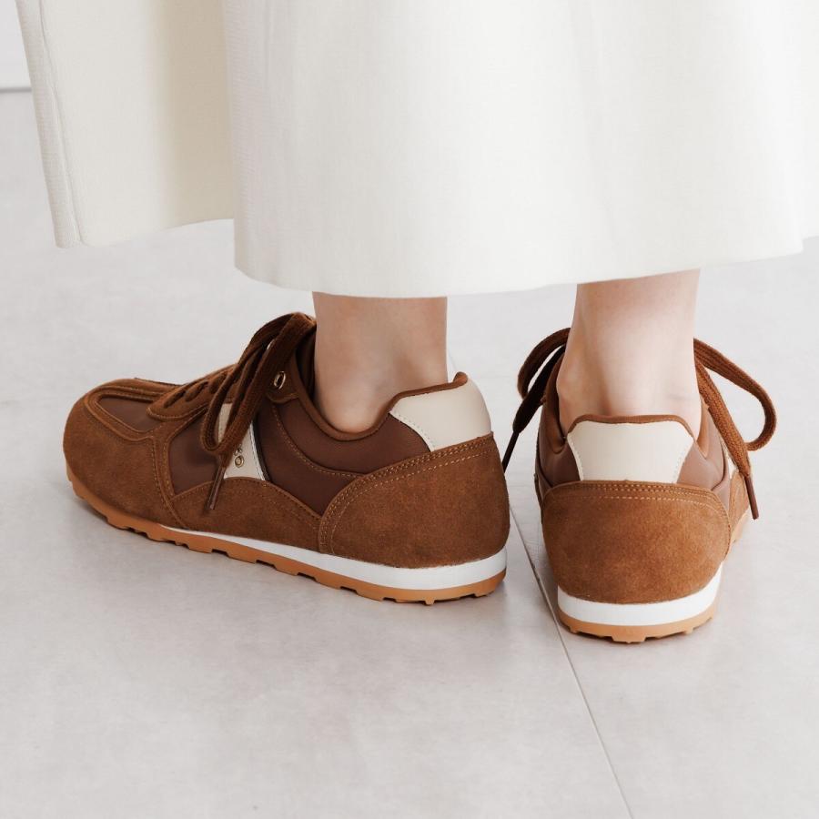 HIMIKO 大人カジュアル◎【卑弥呼25AW】フラットスエードコンビ