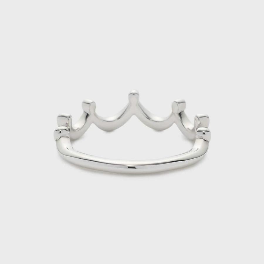 NOJESS（ノジェス） シルバークラウンピンキーリング : マルイ(丸井