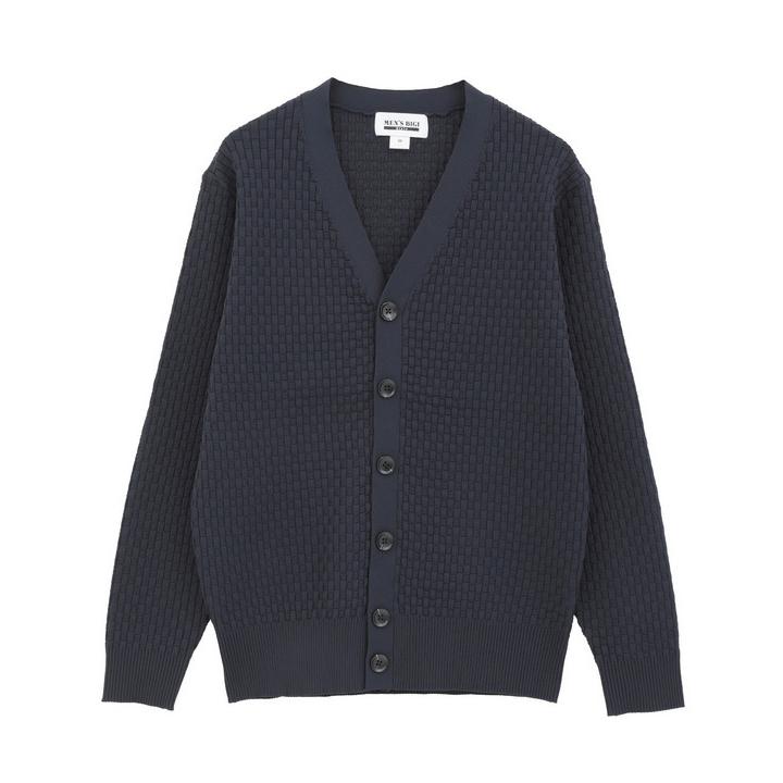 メンズビギ（MEN’S BIGI）/12Gブリスター柄カーディガン MEN'S BIGI（メンズビギ） 12Gブリスター柄カーディガン : マルイ(丸井