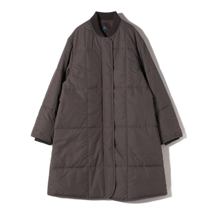 クリーニング済み　ships 　キルティング　切り替えコート　ネイビー　　軽量 SHIPS（シップス） SHIPS Primary Navy Label:中綿 キルト コート