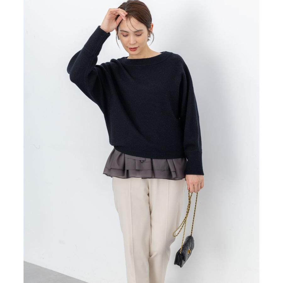 組曲（KUMIKYOKU） 【加藤ローサさん着用】ウールカシミヤミックス