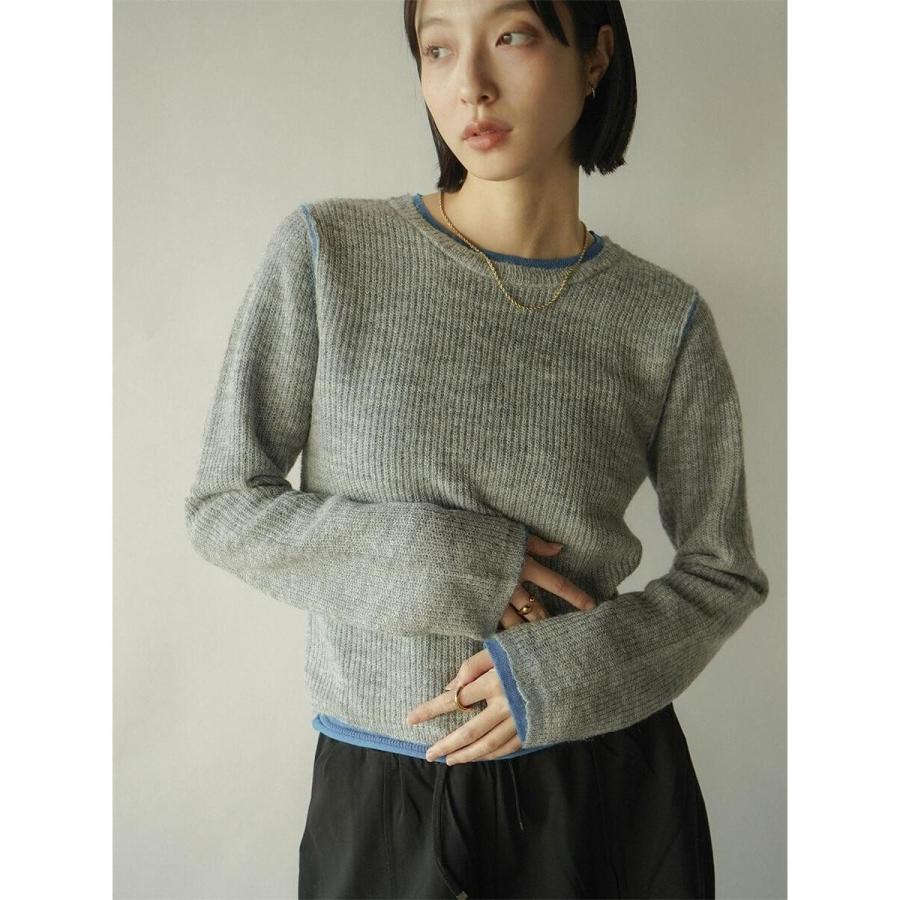 ラディエイト（RADIATE）/シアーモヘアレイヤードニット RADIATE（ラディエイト） シアーモヘアレイヤードニット : マルイ(丸井