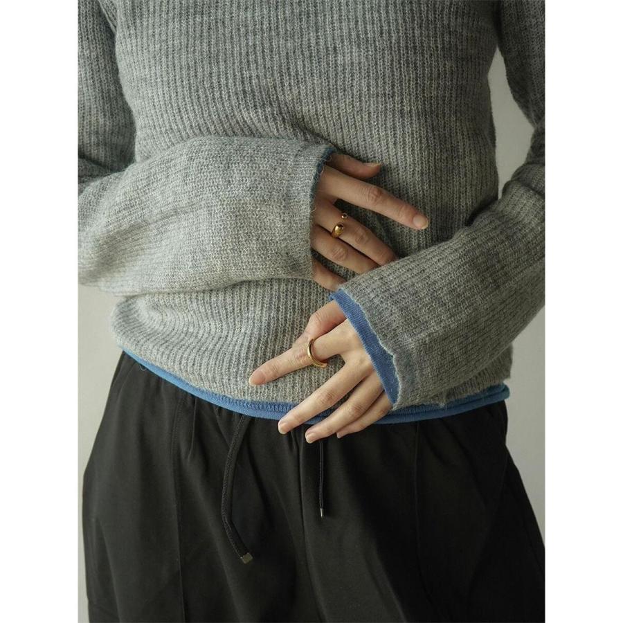 RADIATE（ラディエイト） シアーモヘアレイヤードニット : マルイ(丸井