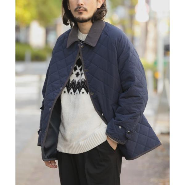 襟コーデュロイ 中綿キルティングジャケット : マルイ(丸井)Yahoo!店