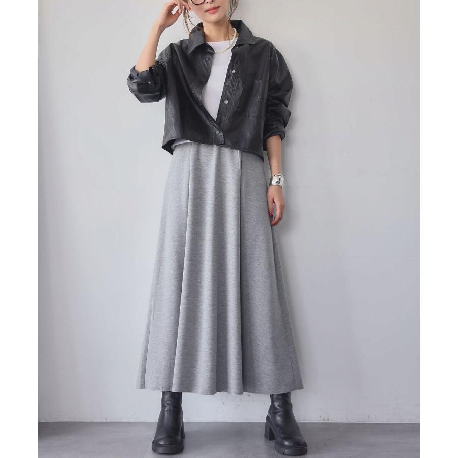 新品未使用 MIHO ISHII グレー キルティング フレアスカート 低身長サイズあり】ダンボール ロング フレア スカート : マルイ(丸井