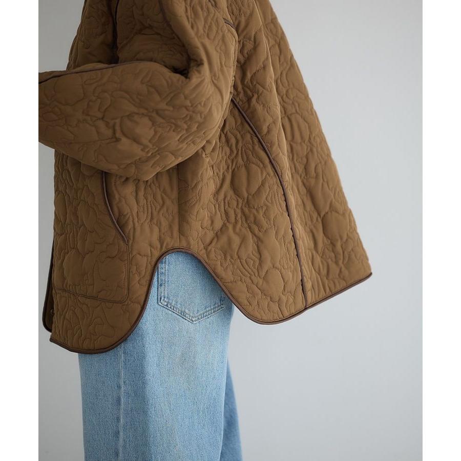 YECCA VECCA（イェッカヴェッカ） ニュアンス柄キルティングブルゾン