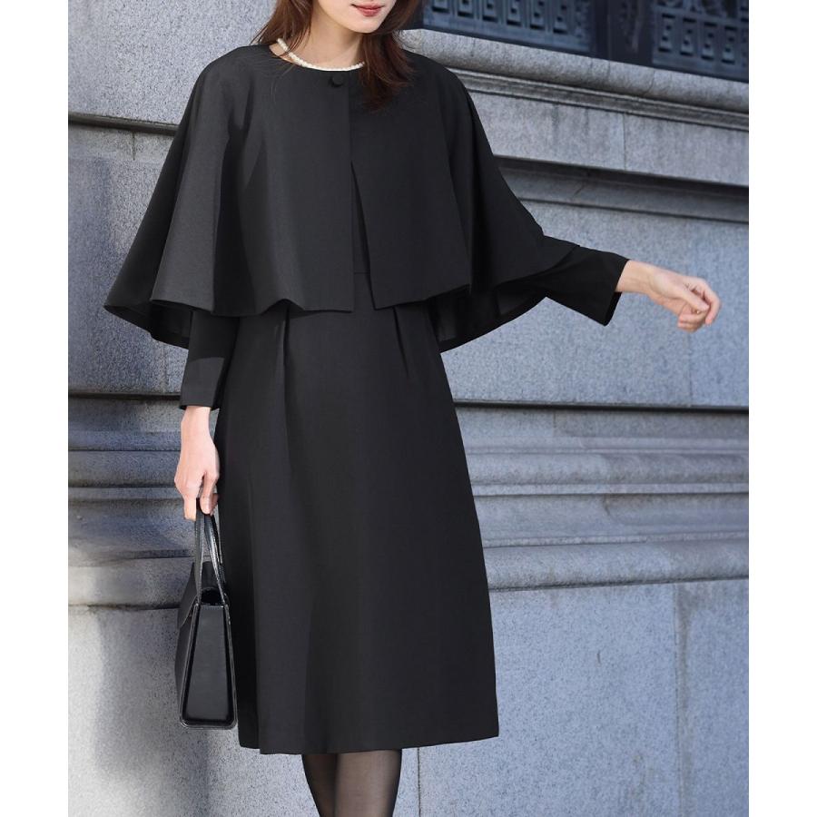 スーツ・フォーマル・ドレス maru 喪服・礼服】[洗える]スーツ セットアップ ブラックフォーマル