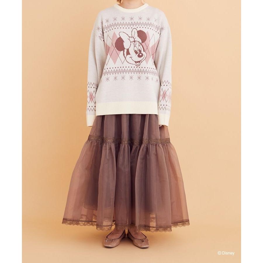 ミッキー／ミニー／アーガイルニットプルオーバー : マルイ(丸井)Yahoo