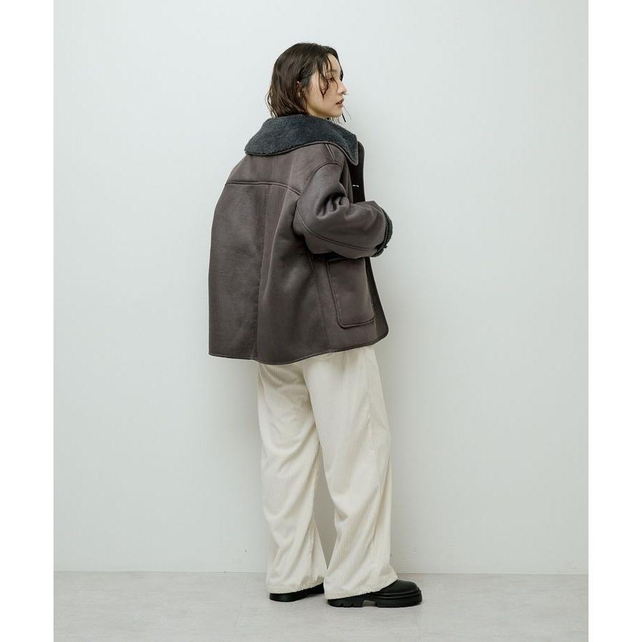 Green Parks（グリーンパークス） フェイクムートンジャケット