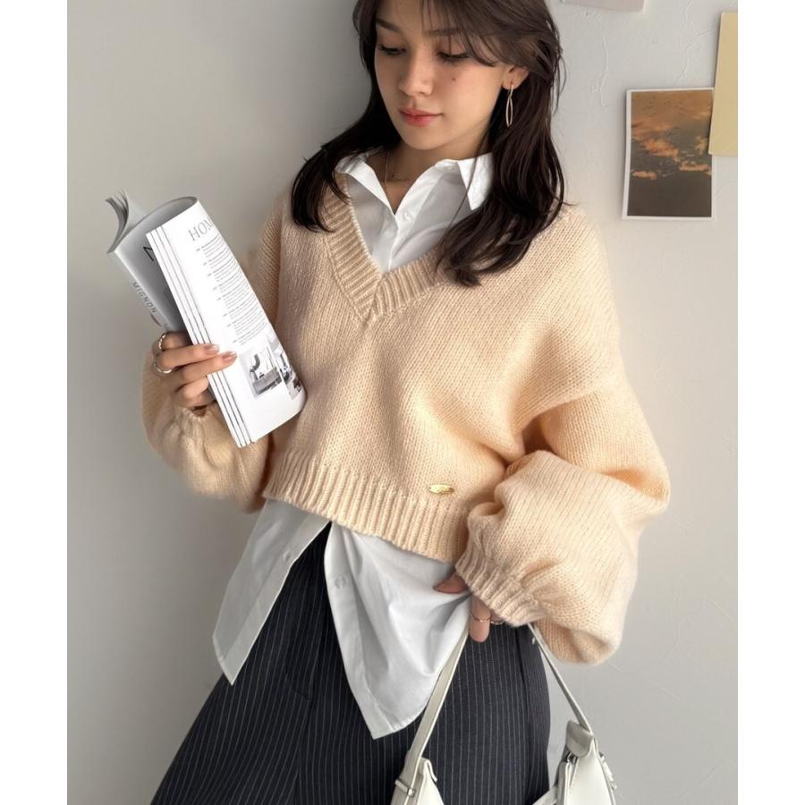 AYA×クラシカルエルフコラボ》プレート付きクロップドローゲージV