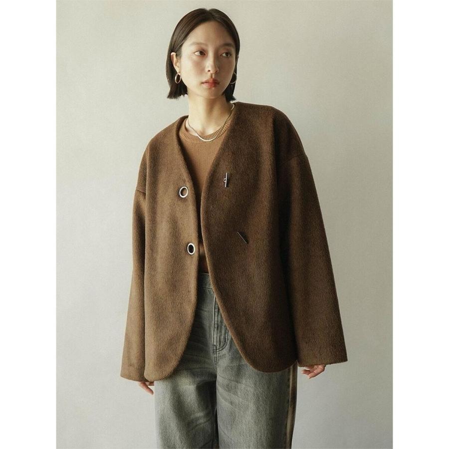 RADIATE（ラディエイト） ノーカラーコクーンジャケット : マルイ(丸井