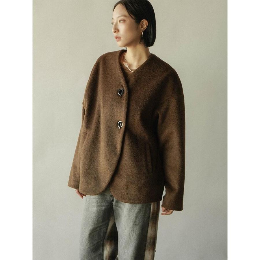 RADIATE（ラディエイト） ノーカラーコクーンジャケット : マルイ(丸井