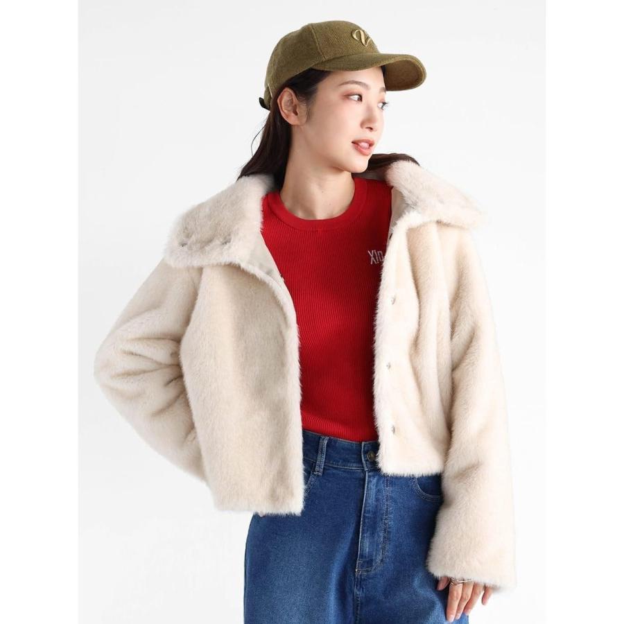 VIN（バン） フェイクファーショートコート : マルイ(丸井)Yahoo!店