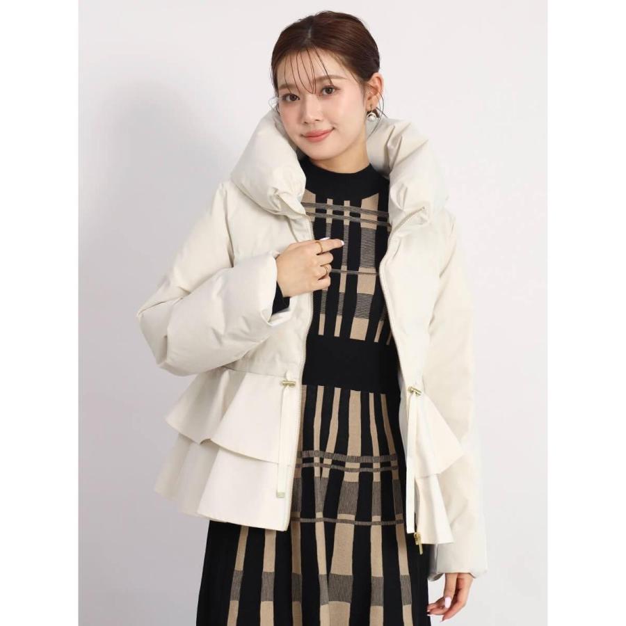 FENNEL（フェンネル） フリルペプラムダウンコート : マルイ(丸井