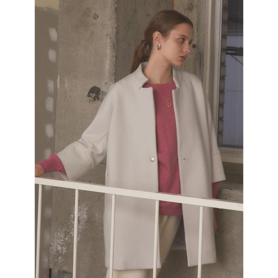 Aga（アーガ） 【尾州】Double Melton Cocoon Coat : マルイ(丸井