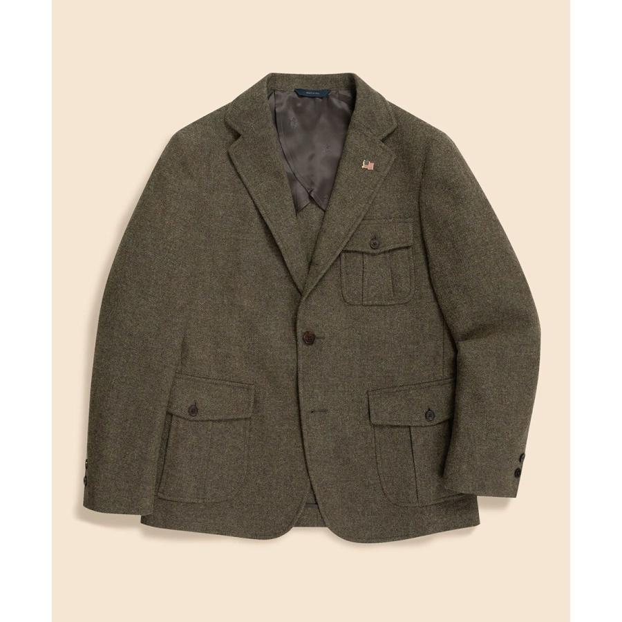 ウール　３釦ノーフォークジャケット　Made in USA セレモニーの画像