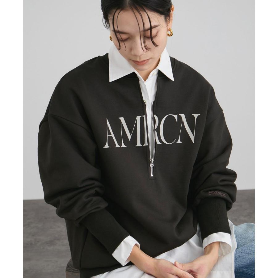 Americana for SALON アメリカーナ　サイドジップロゴスウェット Americana for SALON】[ご好評につき追加決定！]別注サイドジップロゴ