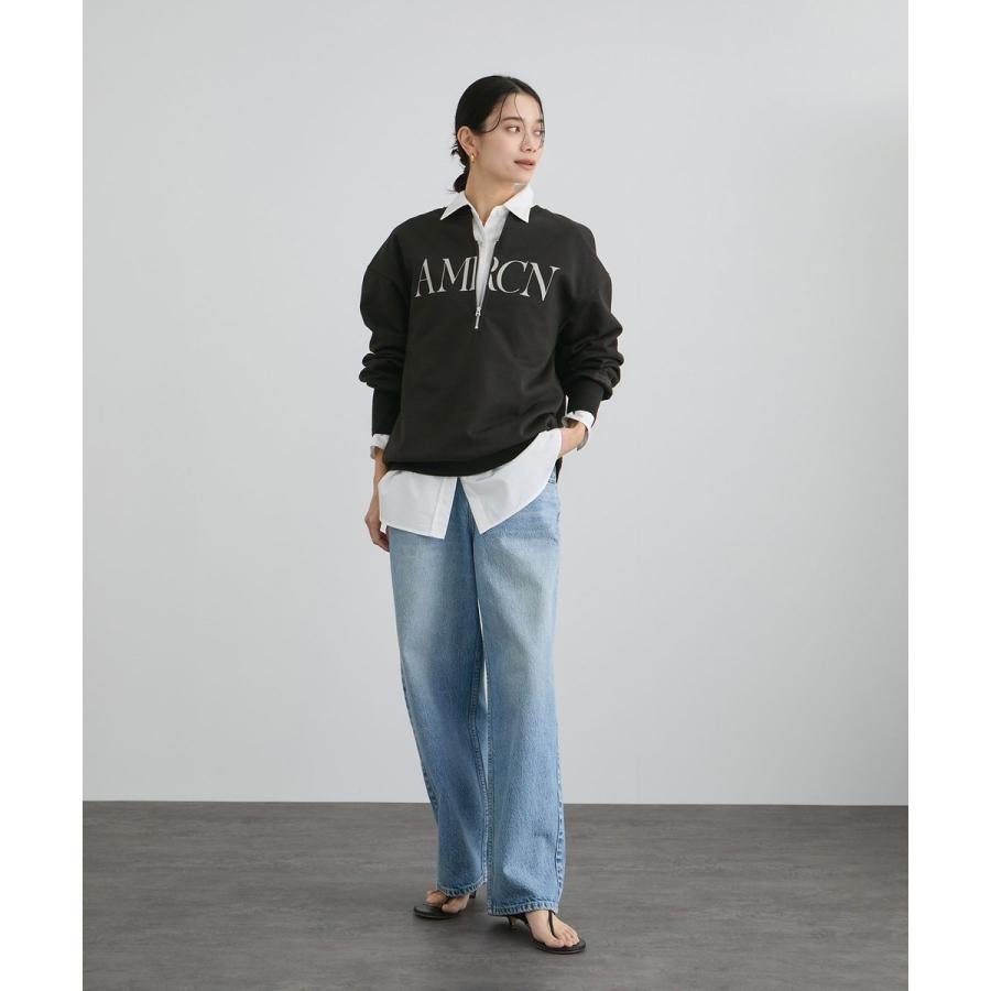 Americana アメリカーナ サイドジップ カットソー 美品  完売商品 AMERICANA/アメリカーナ】 BACK ZIP SWEAT（スウェット）｜L