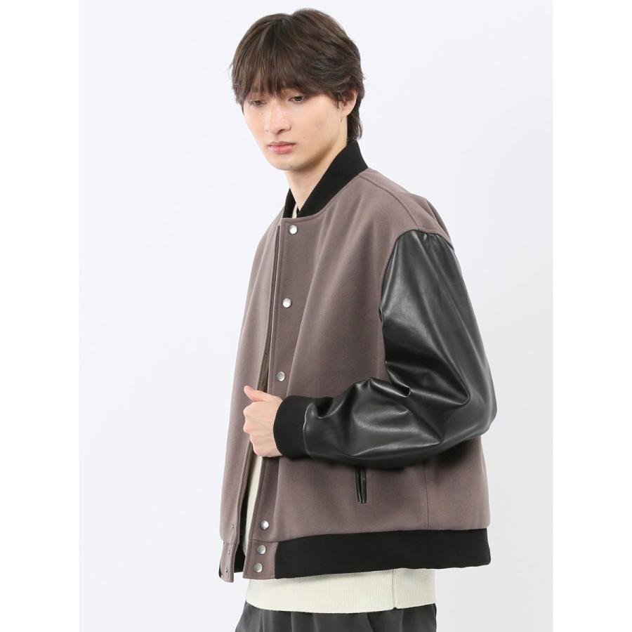 m.f.editorial（エムエフエディトリアル） 【メルトン×合成皮革切替