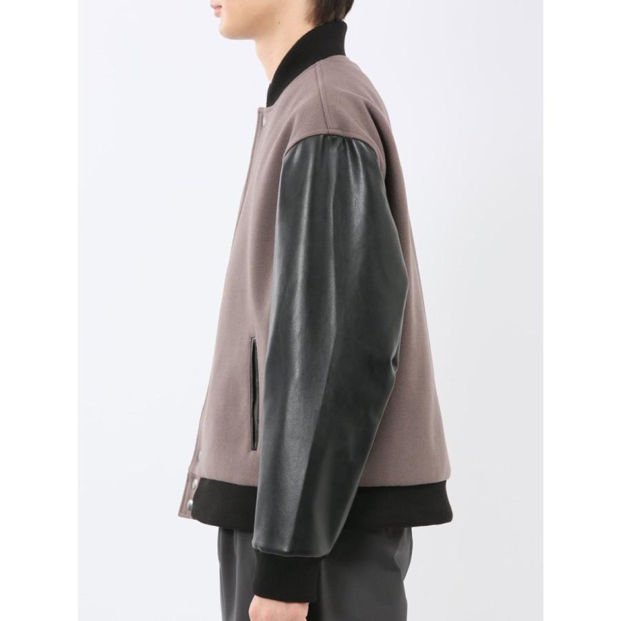 m.f.editorial（エムエフエディトリアル） 【メルトン×合成皮革切替