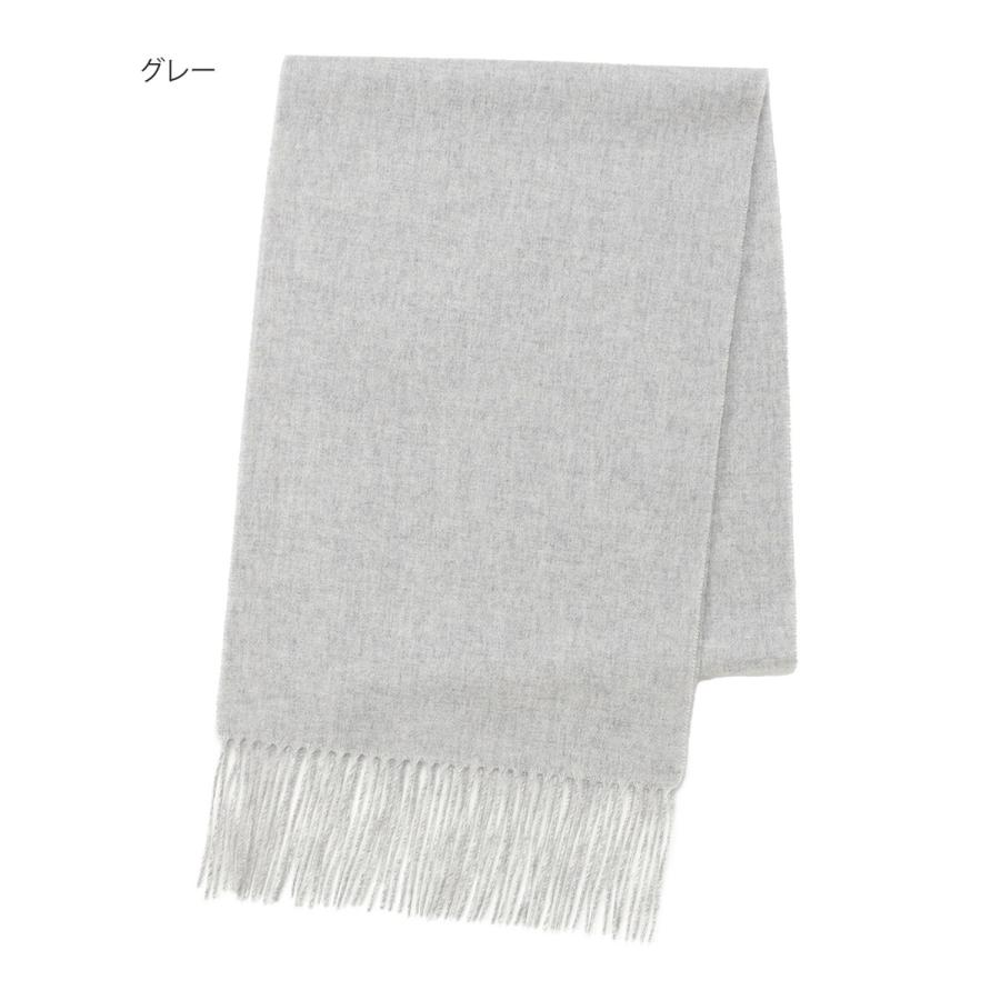 MOONBAT（ムーンバット） 【洗える】カシミヤ100％紡毛厚手マフラー 30