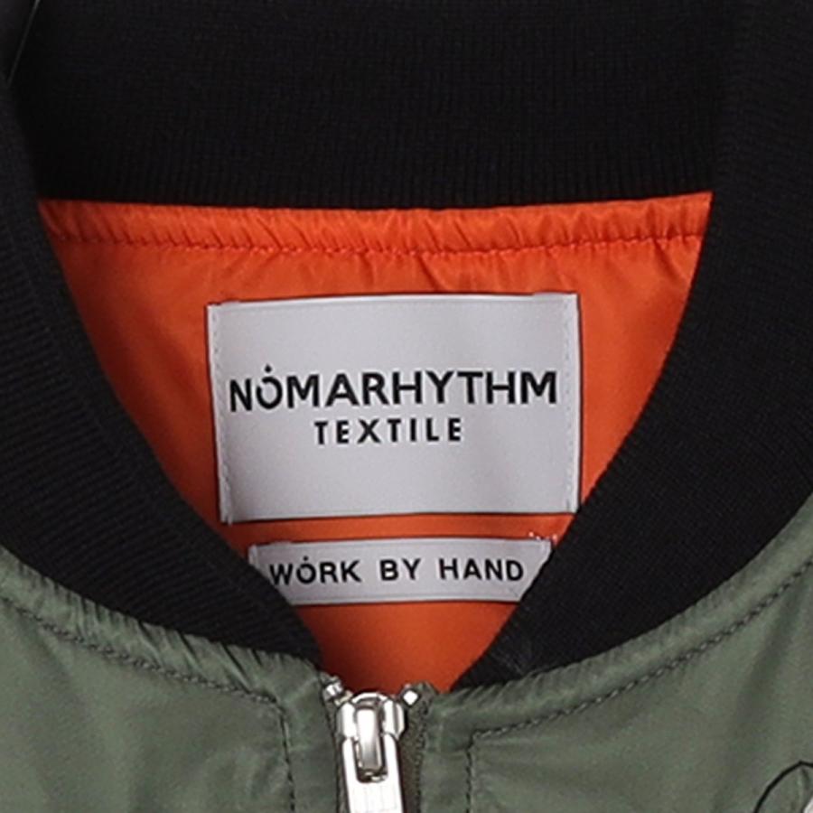 NOMARHYTHM TEXTILE: FLOWER EMBROIDERY FLIGHT JACKEの画像